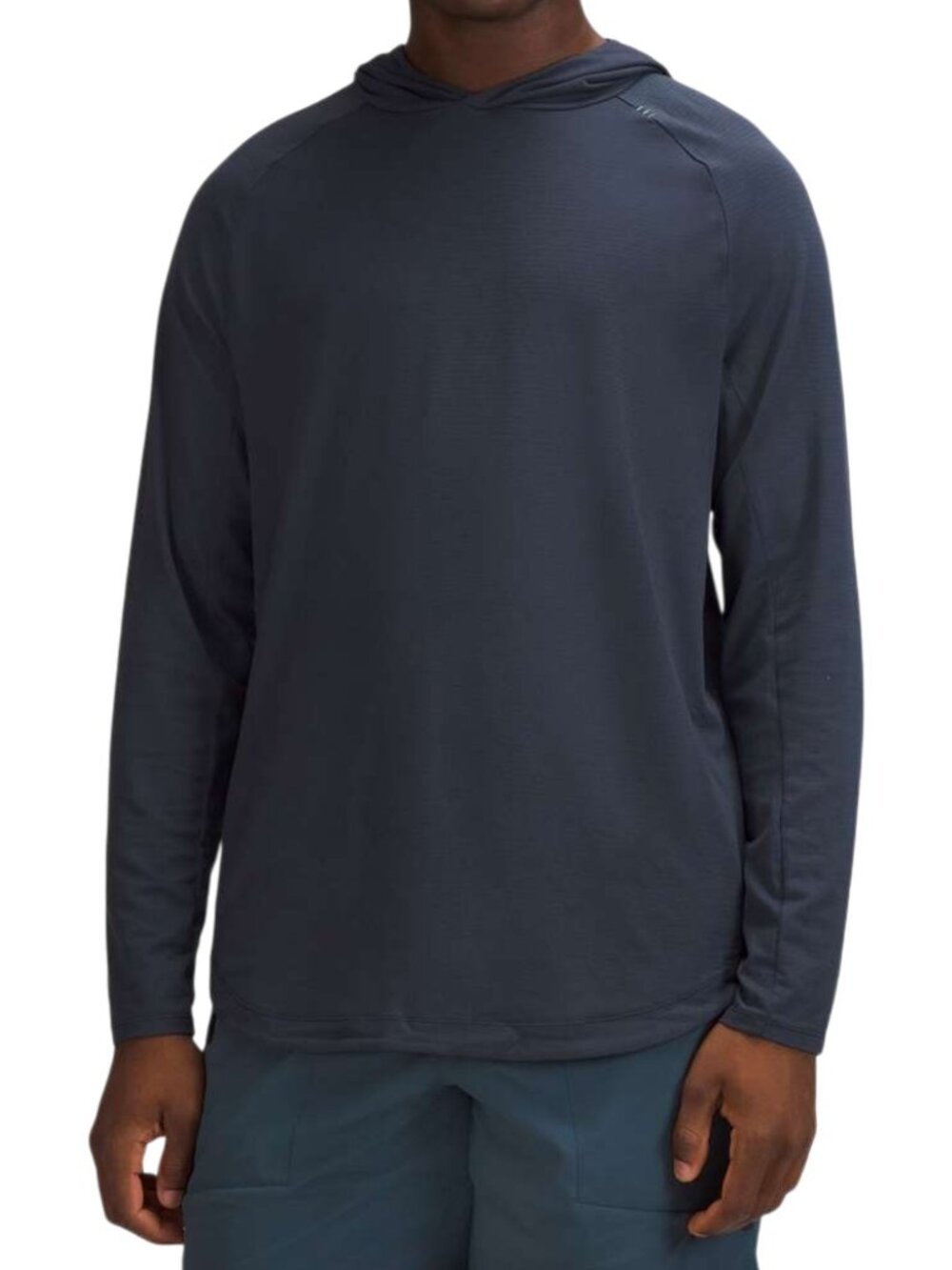 LULULEMON Blue Drysense Training Hoodie Silverescent Activewear men's m